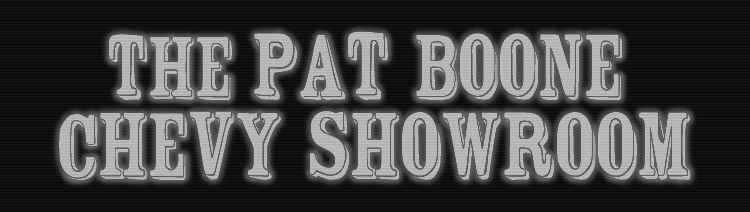 Pat Boone Chevy Showroom Footage Library