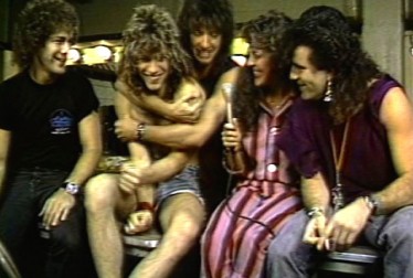 Bon Jovi Footage from Saturday Night At The Video