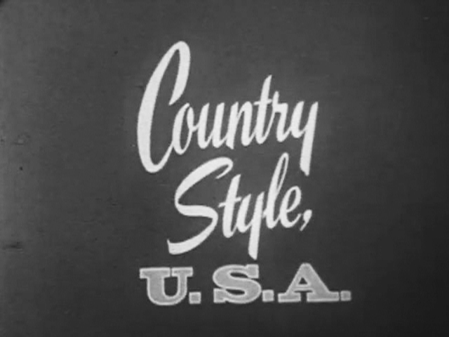 Country Style U.S.A.  Footage Library