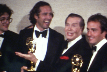 Chevy Chase and Milton Berle Footage from Hollywood and the Stars